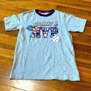 Gymboree Boys “Mommy’s MVP” Baseball Tee, Sz 7
